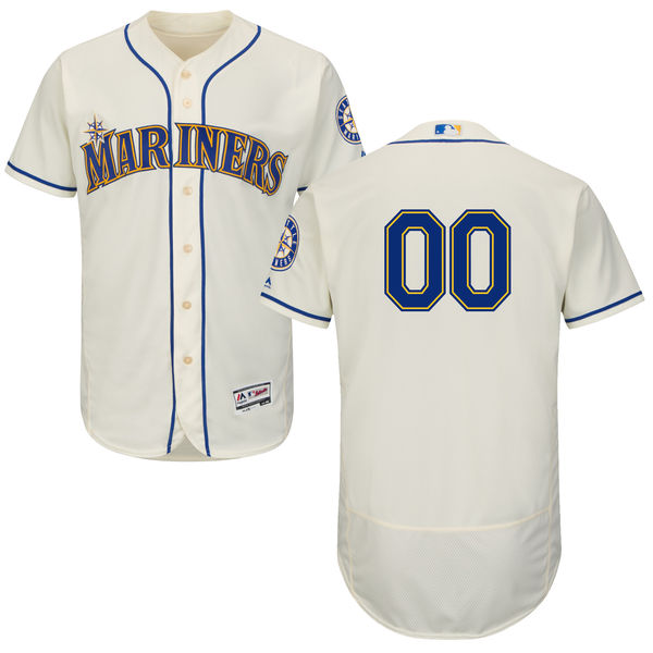 Men's Seattle Mariners Flex Base Custom Jersey MLBC0043 - Click Image to Close